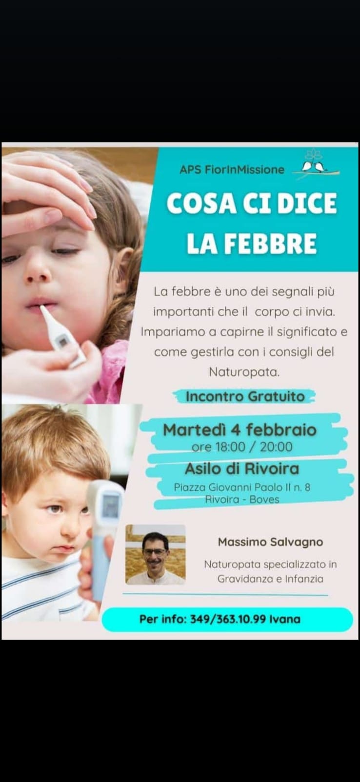 “Cosa ci dice la febbre?” all’asilo di Rivoira