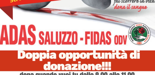 La Guida - Doppia donazione di sangue con l’Adas Saluzzo – Fidas