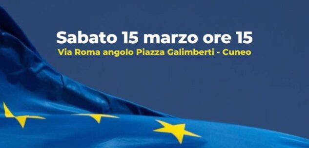 La Guida - Una piazza per l’Europa, manifestazione a Cuneo