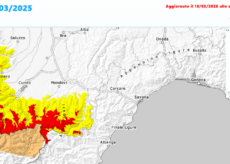 La Guida - Forte pericolo di valanghe sulle montagne del cuneese, una mappa delle zone a rischio