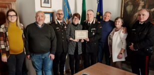 La Guida - I saluti dell’amministrazione borgarina al Luogotenente dei Carabinieri Antonio Sollazzo