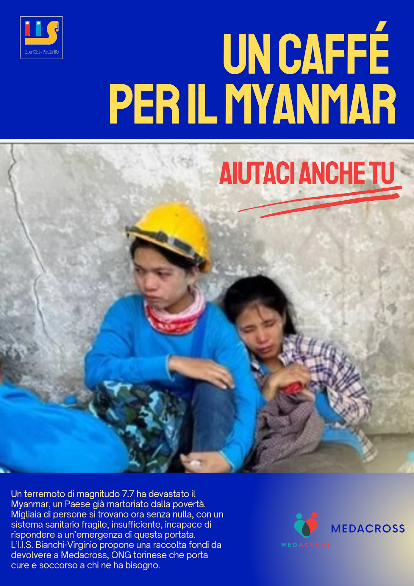Un caffè per il Myanmar, iniziativa dell’istituto Bianchi-Virginio