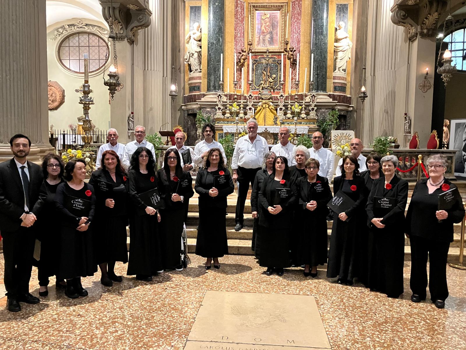 Valdieri-Coro di Valdieri a Bologna concerto a Santa Maria della Vita Origlia 3-5-25