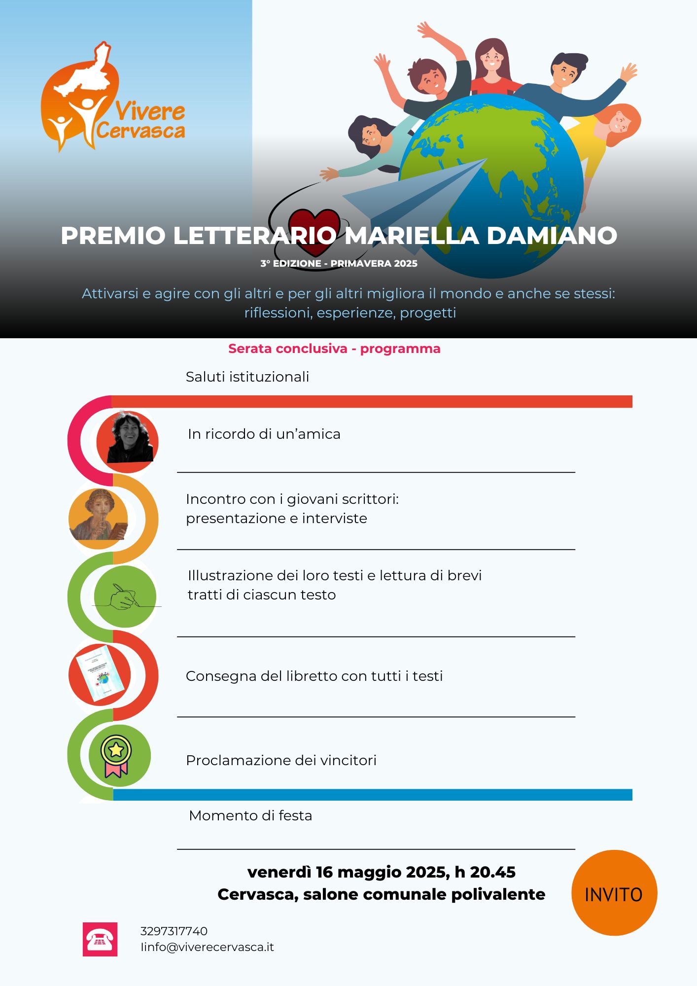 Cervasca prepara la serata in ricordo di Mariella Damiano