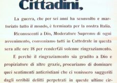 La Guida - Il 3 maggio 1945 in Duomo a Cuneo la Messa di ringraziamento per la fine della guerra