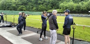 Ritiro delle nazionali italiane A e B di biathlon in valle Pesio La Guida - Ritiro delle nazionali italiane A e B di biathlon in valle Pesio