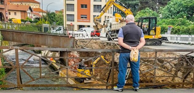 La Guida - Saluzzo, il cedimento del muro di sostegno sul Rio Torto costerà al Comune 167.000 euro