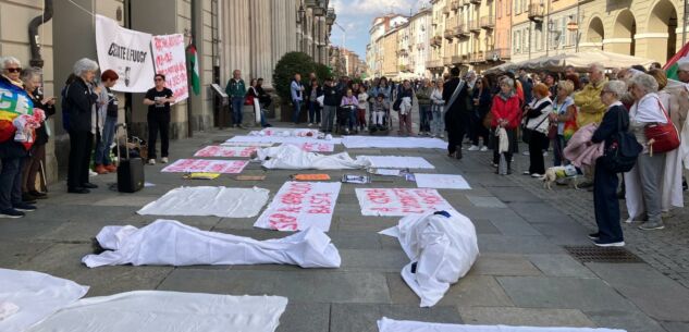 La Guida - 50.000 sudari per Gaza, anche a Cuneo presidio e mobilitazione per la pace in Palestina