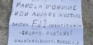 La Guida - A Valdieri volantini anonimi che invitano a non andare a votare