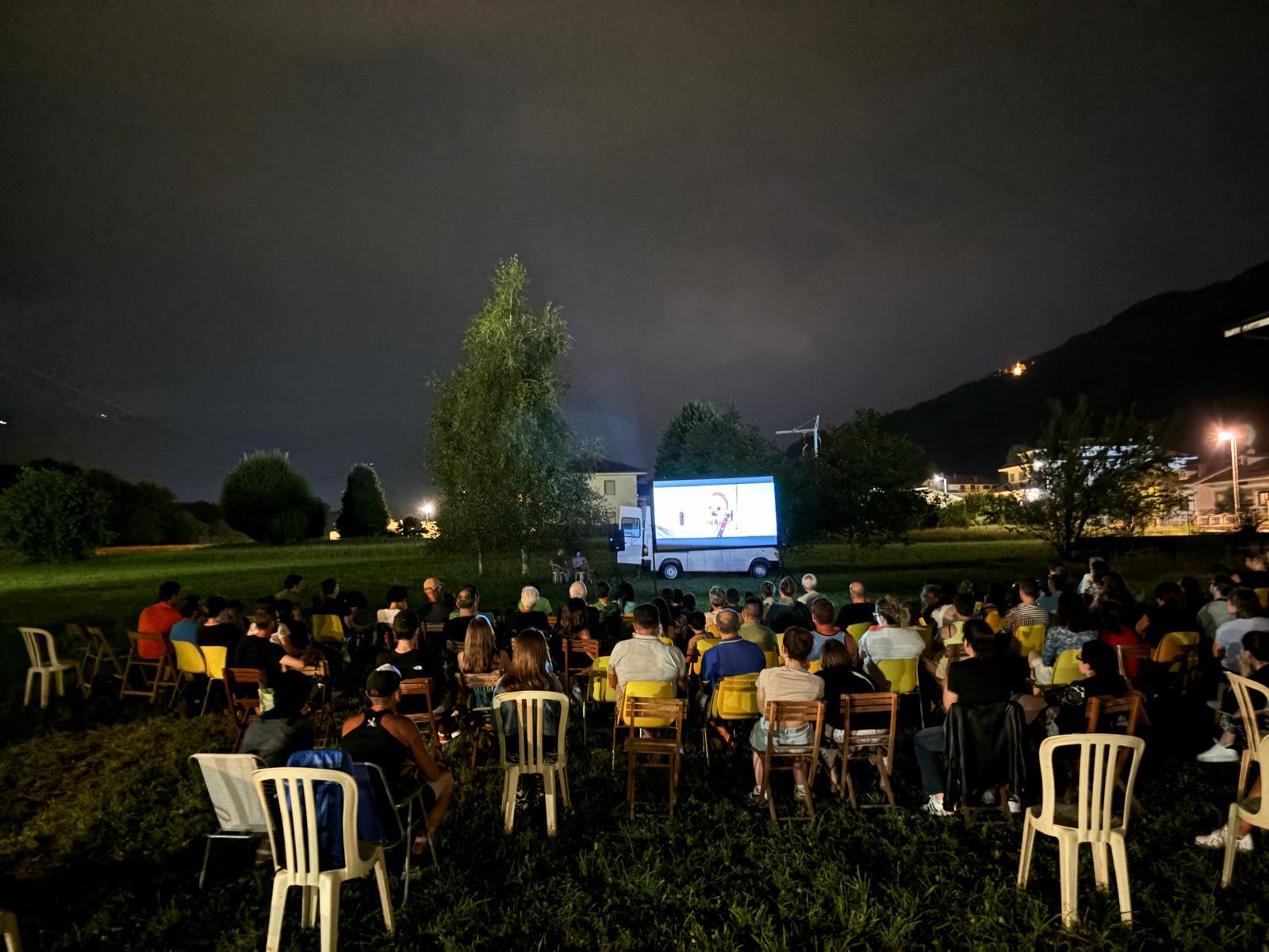 cinema all'aperto a rifreddo