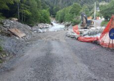 La Guida - Lavori per la ricostruzione del ponte delle Terme di Valdieri