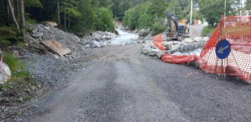 La Guida - Lavori per la ricostruzione del ponte delle Terme di Valdieri