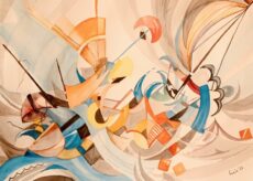 La Guida - Effetti pittorici con colori di paesaggi reali e fantastici