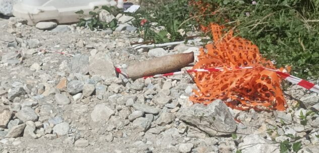La Guida - Una bomba ritrovata a Vinadio