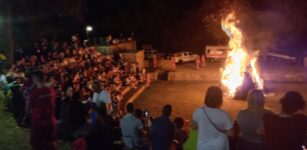 Il falò di San Giovanni illumina l’anfiteatro di Monserrato La Guida - Il falò di San Giovanni illumina l’anfiteatro di Monserrato