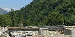La Guida - Finito il ponte a San Giacomo d’Entracque, ma non si può ancora percorrere