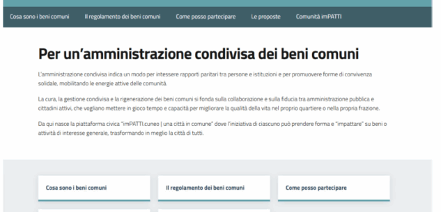 La Guida - Al via a Cuneo l’amministrazione condivisa dei beni comuni