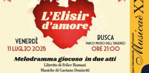 Busca, “L’elisir d’amore” al Parco dell’Ingenio La Guida - Busca, “L’elisir d’amore” al Parco dell’Ingenio