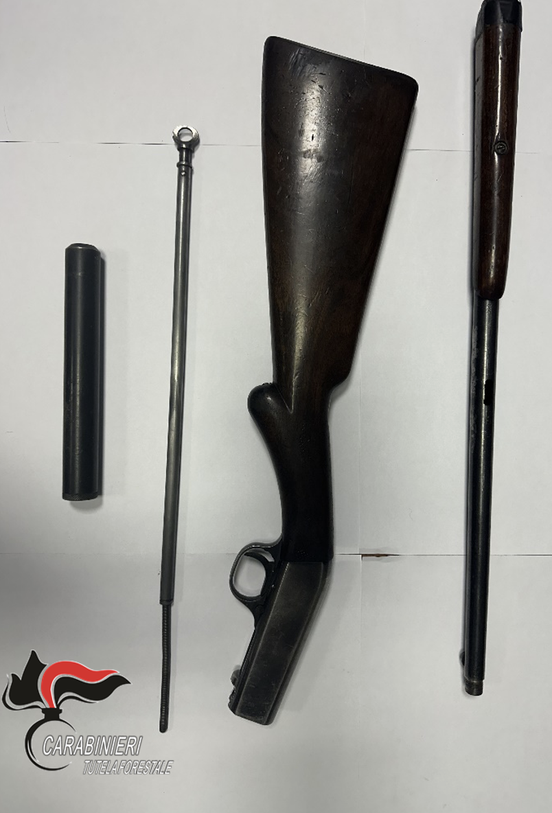Fucile cal. 22 con munizioni e silenziatore