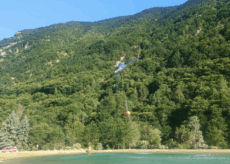La Guida - Incendio in un bosco a Vinadio