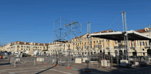 Piazza Galimberti si prepara per il “Cuneo Music and Art Festival” La Guida - Piazza Galimberti si prepara per il “Cuneo Music and Art Festival”
