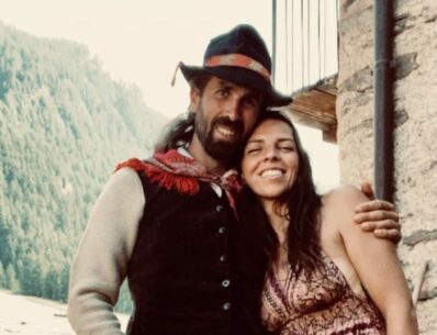 Vincent Roulph con la compagna Elisa