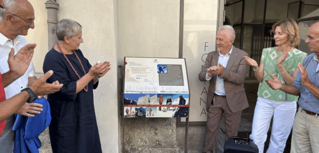 Una targa in via Roma per ricordare Matteo Campia e la prima sede del Soccorso Alpino di Cuneo La Guida - Una targa in via Roma per ricordare Matteo Campia e la prima sede del Soccorso Alpino di Cuneo
