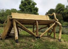 La Guida - Panchina gigante a Castellar di Boves