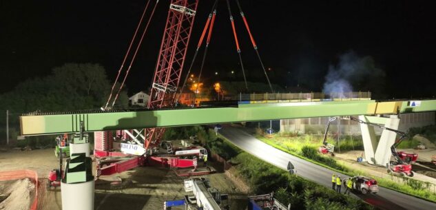 La Guida - É iniziata la posa dei materiali sul tratto della futura autostrada Asti-Cuneo che passa sopra la sp7