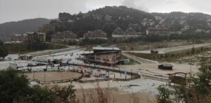 La Guida - Il temporale porta rami e foglie sulle strade, in particolare nel monregalese proprio nel giorno del concerto di Ferragosto