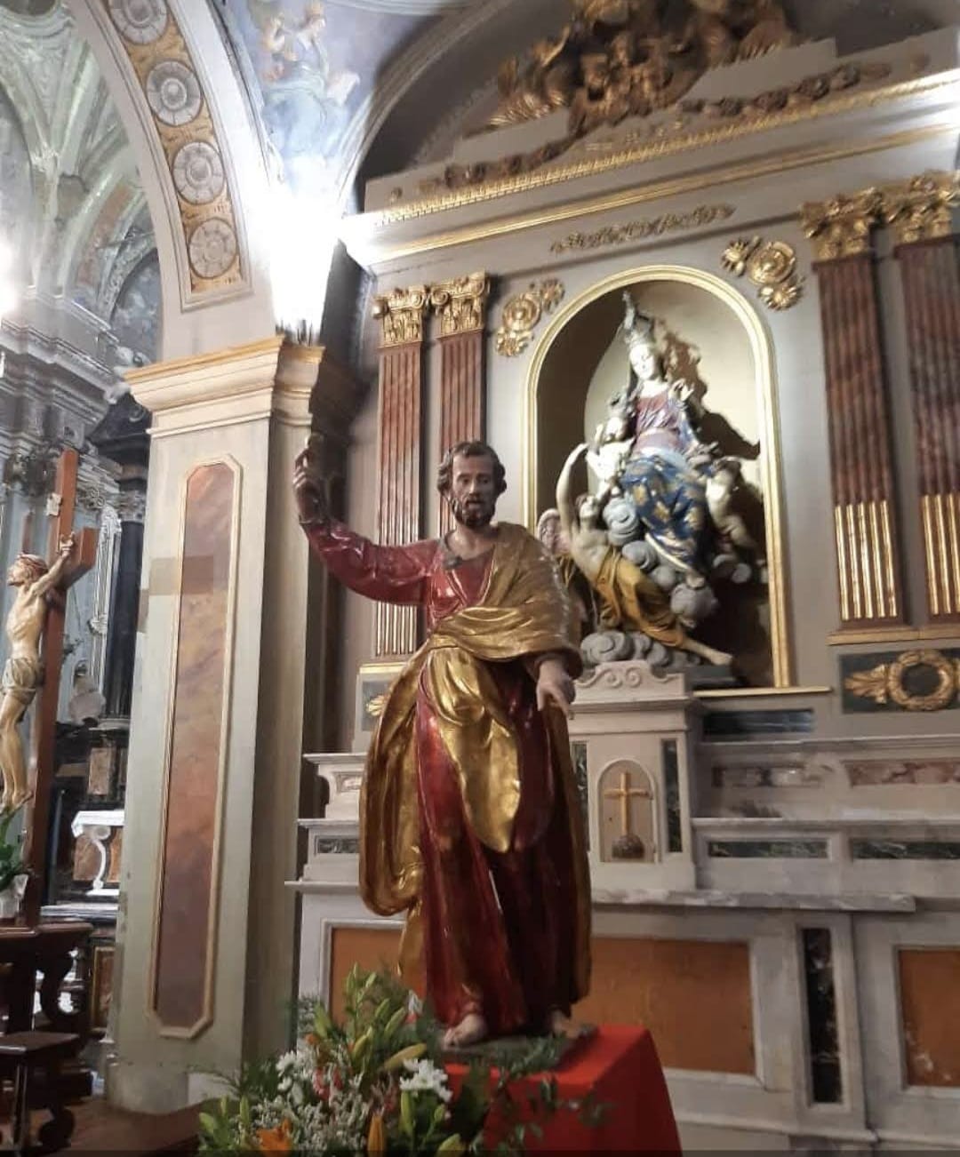 Boves - Statua di San Bartolomeo