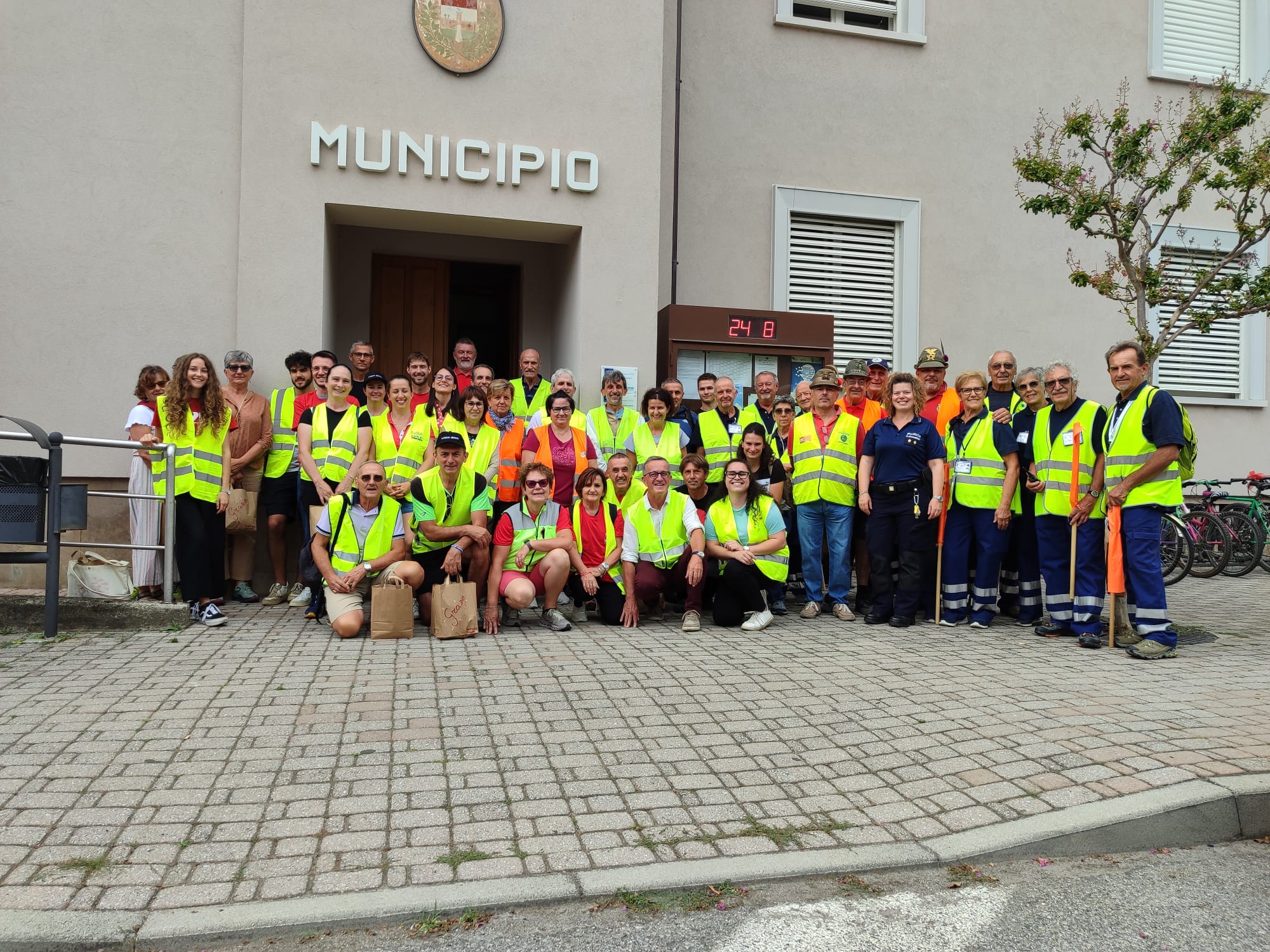 gruppo volontari per la Vuelta a Beinette