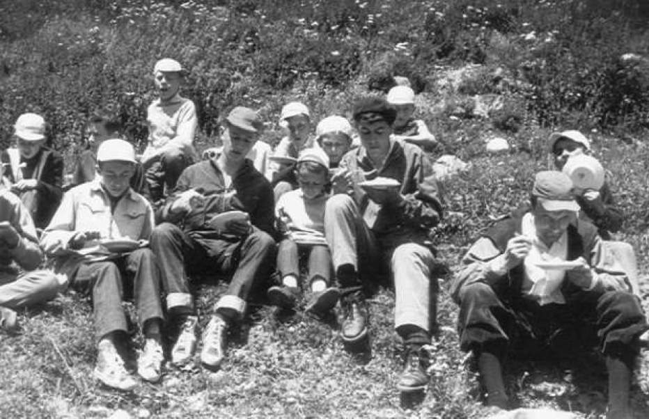 Ragazzi di Santa Maria in campeggio