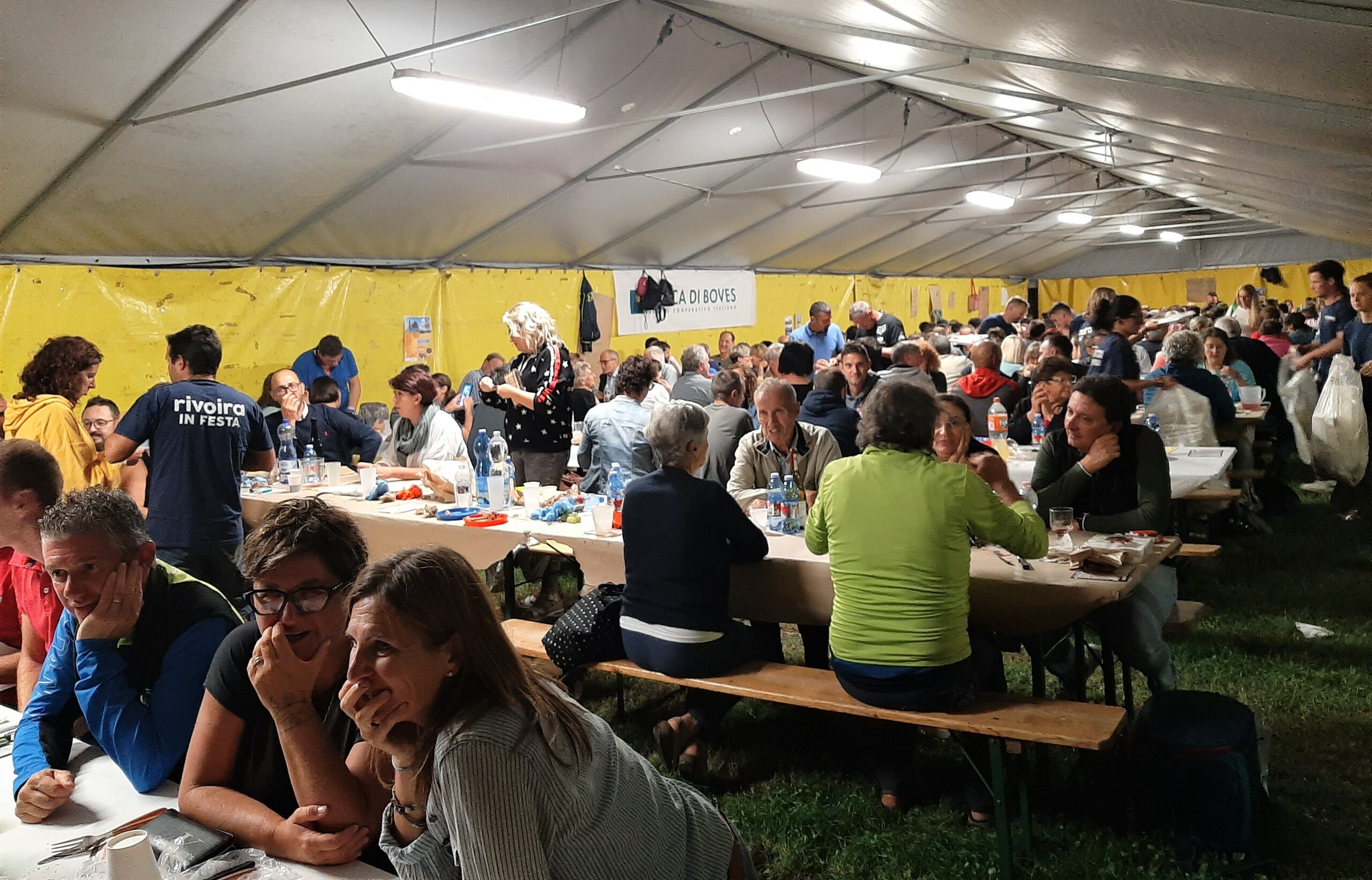 Cena conclusiva della festa patronale a Rivoira 2023 Vallauri