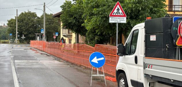 La Guida - Madonna delle Grazie, iniziati i lavori di riqualificazione dei marciapiedi in via Cherasco