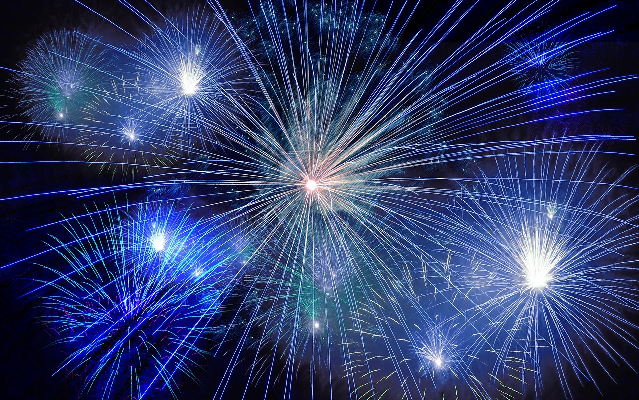 fuochi artificiali (foto Pixabay)
