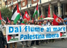 La Guida - Corteo a Cuneo, sostegno alla popolazione di Gaza (fotogallery)