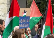 La Guida - Mobilitazione a Cuneo per Gaza City, manifestazione in Largo Audiffredi