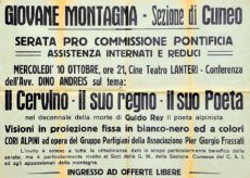La Guida - Una serata della Giovane Montagna pro Internati e Reduci