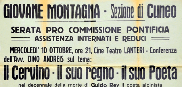 La Guida - Una serata della Giovane Montagna pro Internati e Reduci
