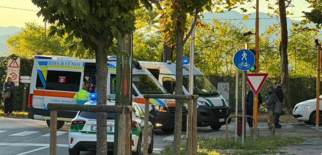 La Guida - Incidente con uno studente in motocicletta a Cuneo