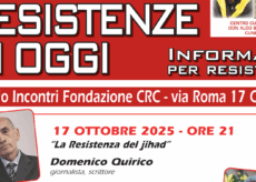 La Guida - Tornano gli appuntamenti di “Resistenze oggi”