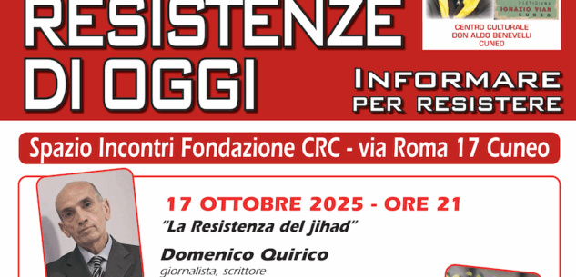 La Guida - Tornano gli appuntamenti di “Resistenze oggi”