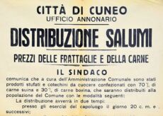 La Guida - Distribuzione straordinaria di salumi e le onoranze alle vittime dei nazifascisti