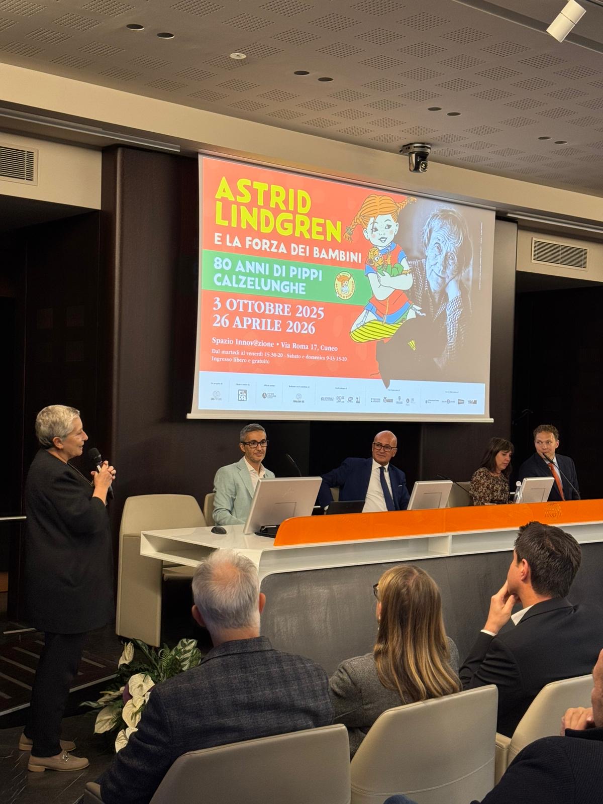 Cuneo - Inaugurazione mostra Pippi Calzelunghe