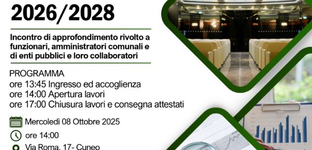La Guida - A Cuneo un workshop per amministratori e dipendenti pubblici sul Bilancio 2026/2028