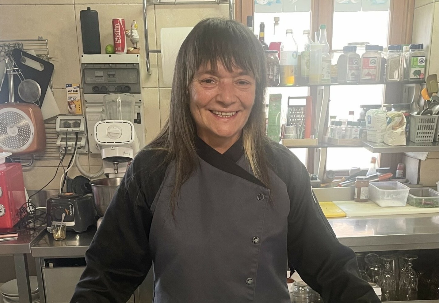 La titolare del Wellington di Paesana Patrizia Abate Daga