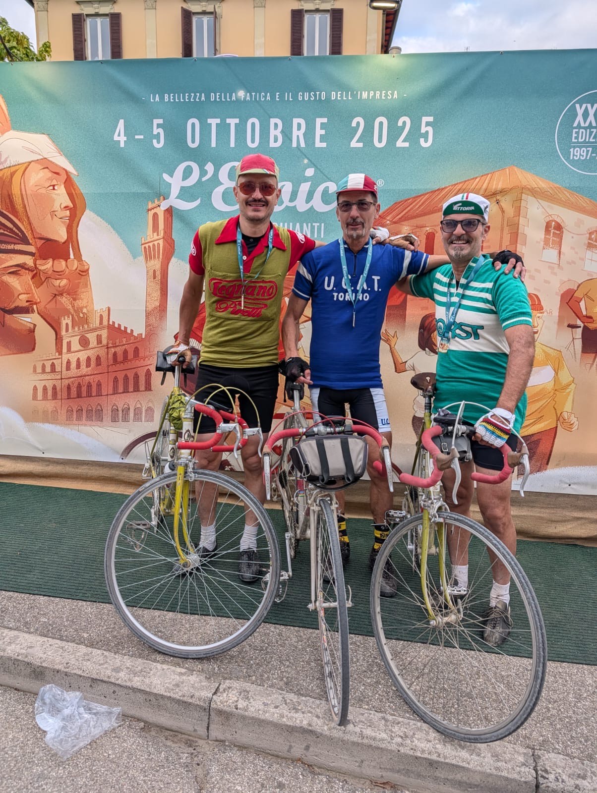Tre paesanesi all'Eroica