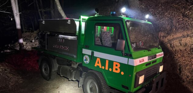La Guida - Incendio boschivo a Frabosa Soprana