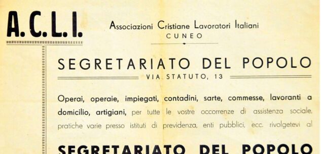 La Guida - 80 anni fa, la nascita delle Acli di Cuneo
